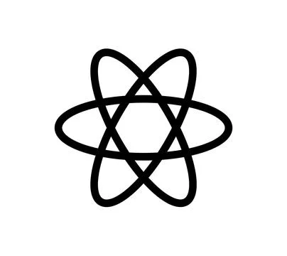 Nuclear or Electron Icon 스톡 일러스트