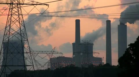 Nuclear Power Electricity Stock-Footage 11959398