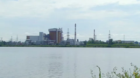 Nuclear Power Plant Stockbeeldmateriaal 7737543