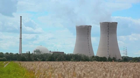 Nuclear Power Plant 動画素材 8534135