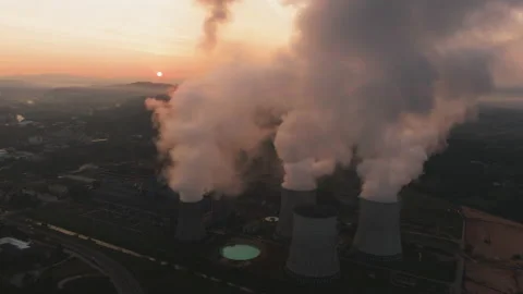 Nuclear Power Plant Stock-Footage 150192078