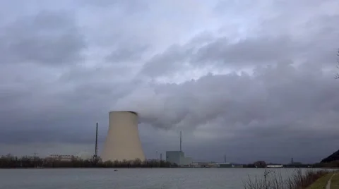 Nuclear power plant in Germany Stock-Footage 61507973