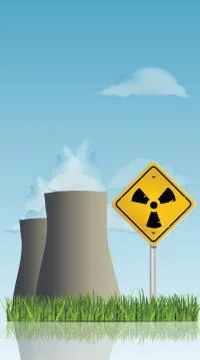 Nuclear power plant Stock Illustration