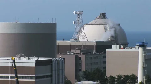 Nuclear Power Plant Japan Stock Footage