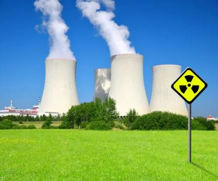 Nuclear power plant Foto stock