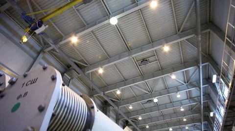 Nuclear power station. Distribution electrical equipment. HD Stock Footage 65232106