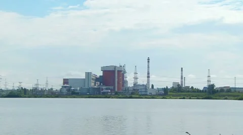 Nuclear Power Station Stockbeeldmateriaal 7737541