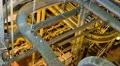 Nuclear Power Station network of Pipes and Plumbing HD Footage