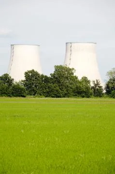 Nuclear power station Stock-Fotos