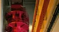 Nuclear Power Station Reactor Hall Red Refueling Tower HD Footage