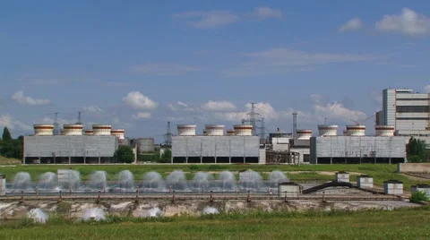 Nuclear power stations 库存影片 1097155
