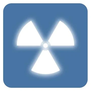 Nuclear radiation symbol Stock Illustration