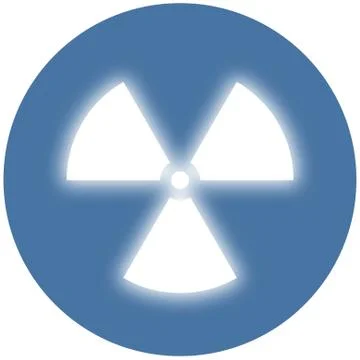 Nuclear radiation symbol Stock Illustration