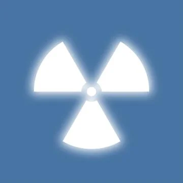 Nuclear radiation symbol Stock Illustration
