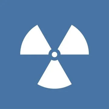 Nuclear radiation symbol Stock Illustration