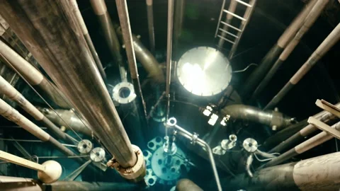 Nuclear reactor. Stock Footage