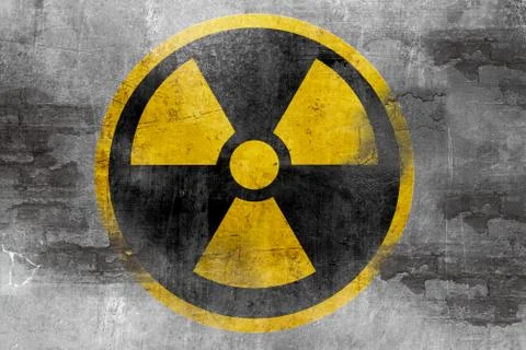 Nuclear reactor symbol Stock Photos