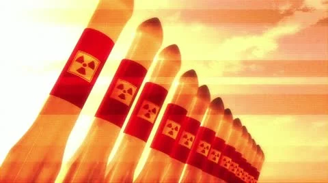 Nuclear Rockets 12 Video stock 22198787