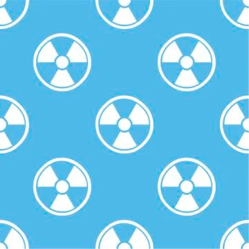 Nuclear seamless pattern Illustrazione stock