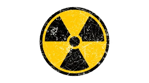 Nuclear sign stamp Stock Footage 1847950