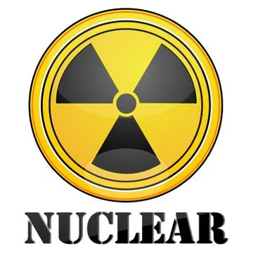 Nuclear symbol Stock Illustration