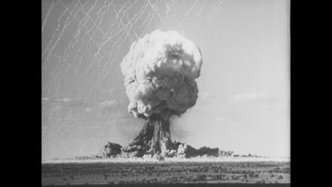 Nuclear test. Operation Buffalo Stock Footage 296067080