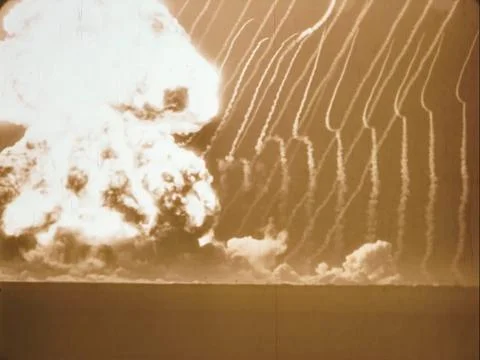 Nuclear test Stock Photos