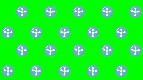 Nuclear Tests Pop-Up, Seamless, Pattern Characters: Green Screen Essentials Video stock 279198977