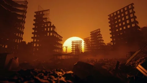 Nuclear threat. Stock Footage 196146464