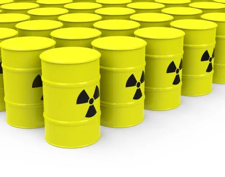 The nuclear waste Stock Illustration