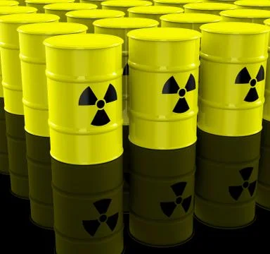 The nuclear waste Stock Illustration