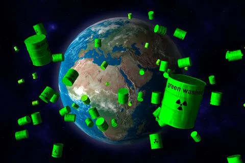 Nuclear waste Stock Illustration