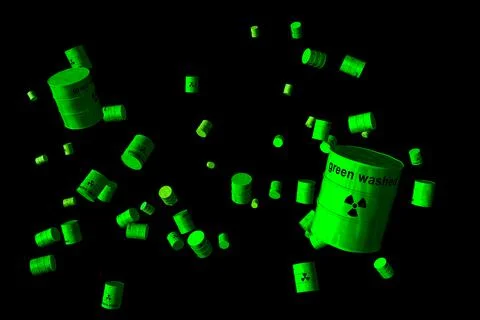 Nuclear waste Stock Illustration