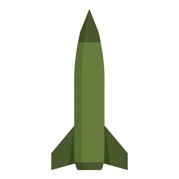 Nuclear weapon icon cartoon vector. Army battle Stock-Illustration