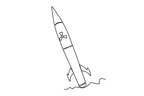 A nuclear weapon is at risk Stock Illustration