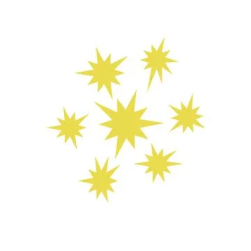 Nucleate explosion pattern seamless vector repeat geometric yellow for any Illustrazione stock