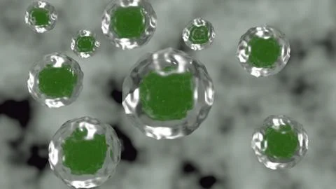 Nucleated cells Illustrazione stock