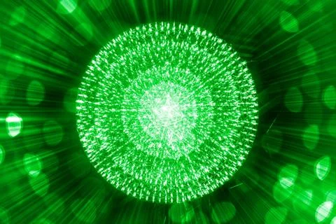 Nucleus of Atom Nuclear explode ray radiation light science abstract blur b.. 写真素材