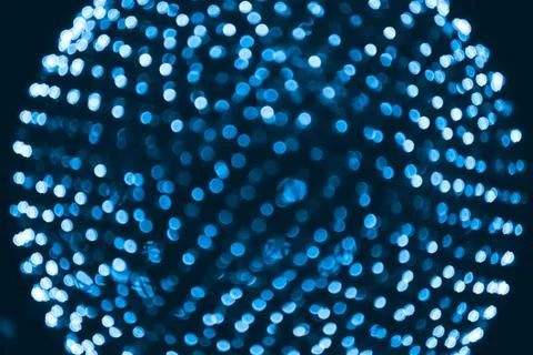 Nucleus, Atoms, Elements or Molecules light science abstract blur background. イラスト素材