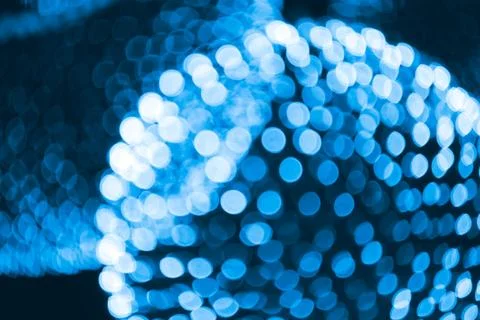 Nucleus, Atoms, Elements or Molecules light science abstract blur background. Stock Photos