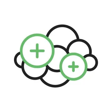 Nucleus icon vector image. Stock Illustration