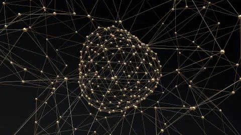 Nucleus Network Stock Illustration