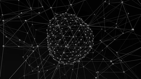 Nucleus Network in motion Stock Footage 104462978