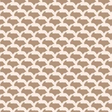 Nude Color Scale Vector Seamless Pattern Pastel Background. Brown and Beige Stock-Illustration