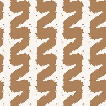 Nude Color Vector Seamless Pattern Pastel Background. Brown and Beige Minimal Stock Illustration