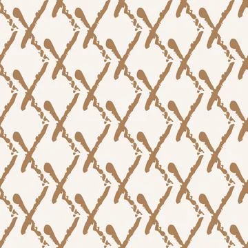 Nude Color Vector Seamless Pattern Pastel Background. Brown and Beige Minimal Stock Illustration