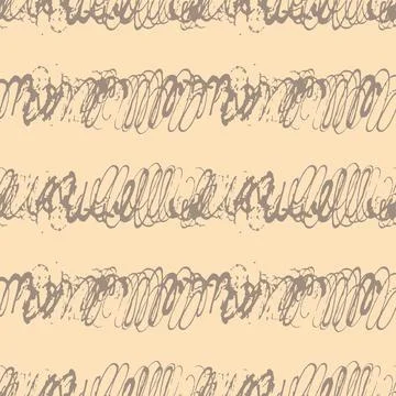 Nude Color Vector Seamless Pattern Pastel Background. Brown and Beige Minimal Stock Illustration