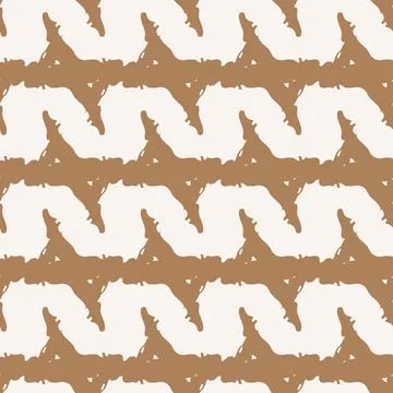 Nude Color Vector Seamless Pattern Pastel Background. Brown and Beige Minimal Stock Illustration