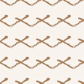 Nude Color Vector Seamless Pattern Pastel Background. Brown and Beige Minimal Stock Illustration