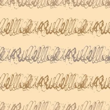 Nude Color Vector Seamless Pattern Pastel Background. Brown and Beige Minimal Stock Illustration